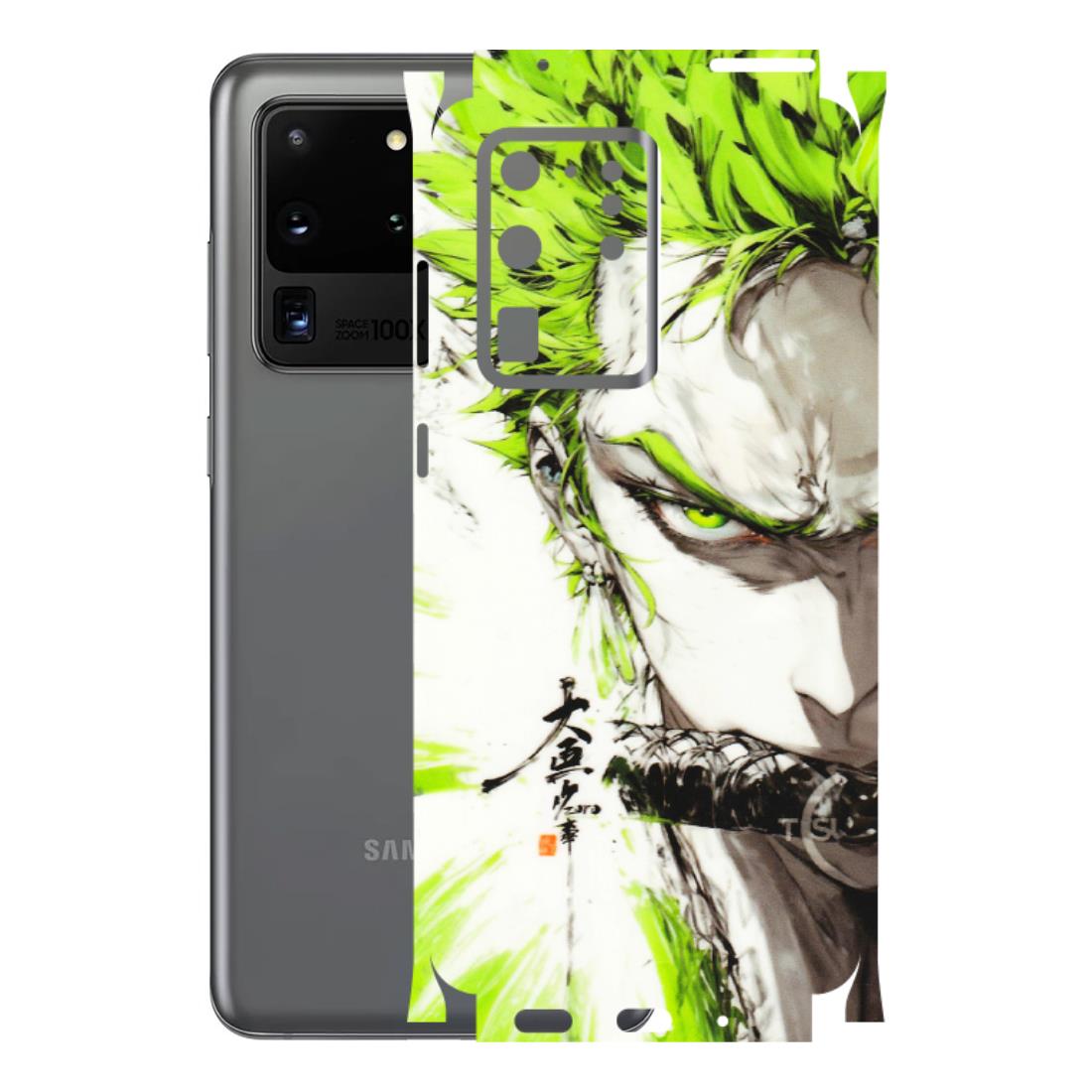 Samsung A/S Series Phone Skins (All Models) - Roro Taku Anime - Transparent Finish (T-18) Samsung Galaxy S20 Ultra