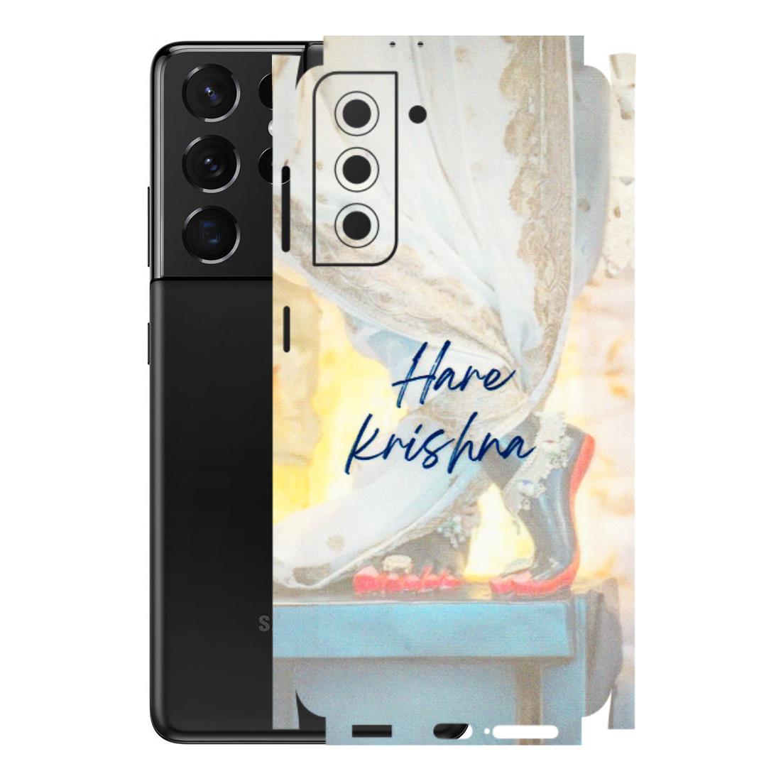 Samsung A/S Series Phone Skins (All Models) - Hare Krishna - 3D Embossed Finish (L-03) Samsung Galaxy S21 5G
