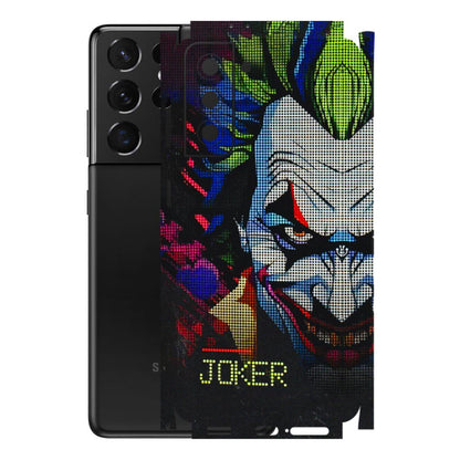 Samsung A/S Series Phone Skins (All Models) - Joker Dot Matrix - 3D Embossed Finish (L-08) Samsung Galaxy S21 5G
