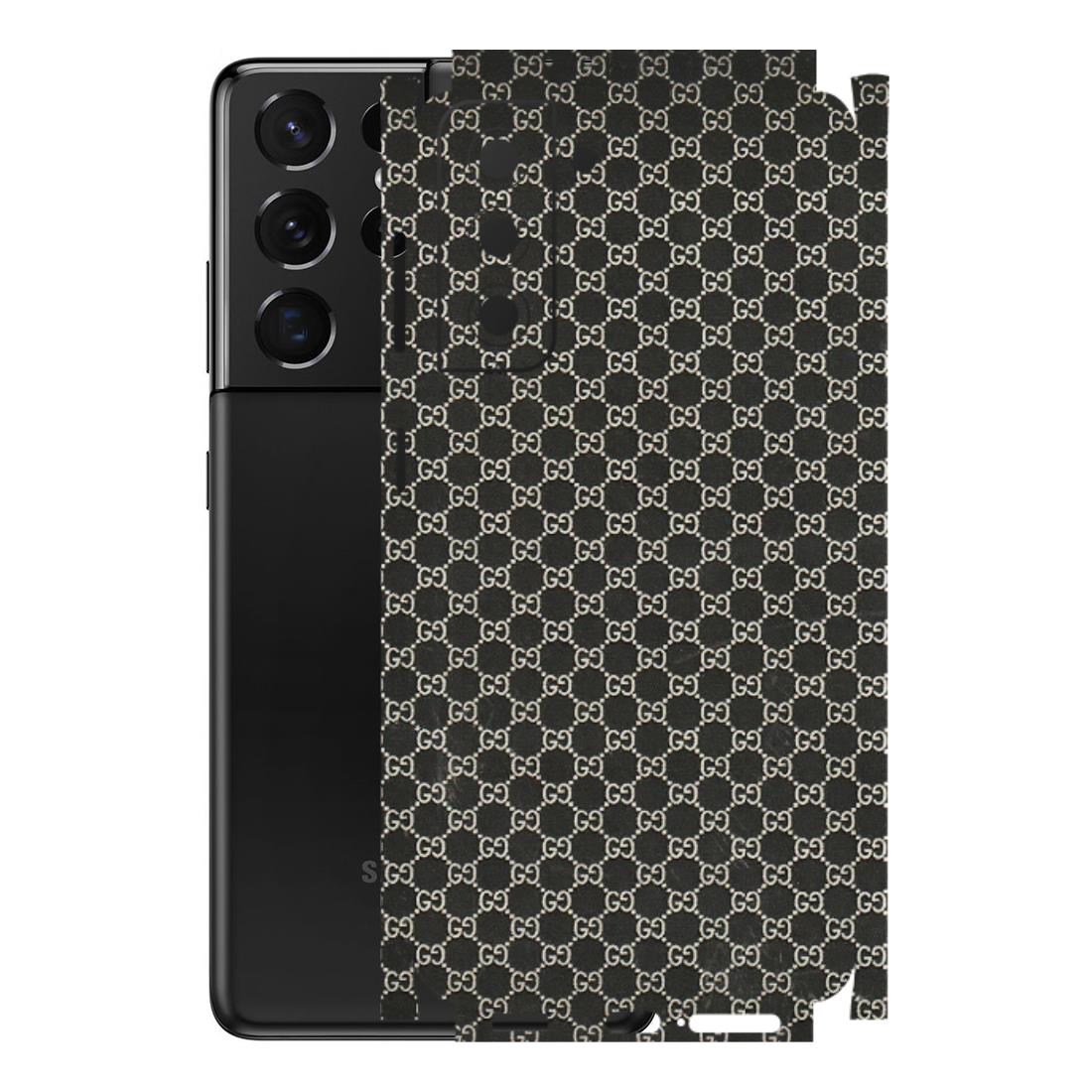 Samsung A/S Series Phone Skins (All Models) - Black G Print - 3D Embossed Finish (L-109) Samsung Galaxy S21 5G