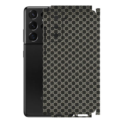 Samsung A/S Series Phone Skins (All Models) - Black G Print - 3D Embossed Finish (L-109) Samsung Galaxy S21 5G