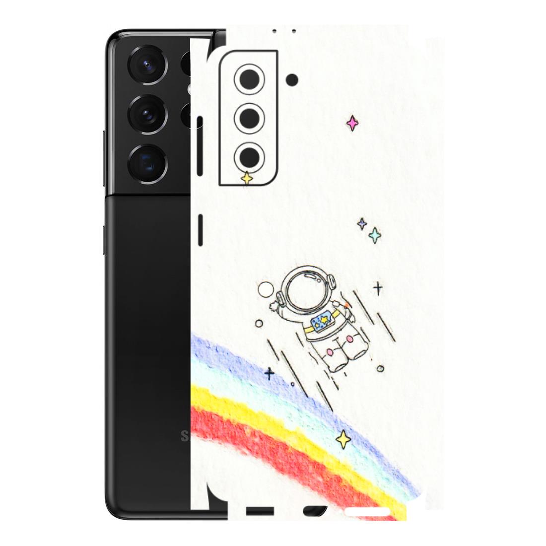 Samsung A/S Series Phone Skins (All Models) - Milkyway Astronaut - 3D Embossed Finish (L-110) Samsung Galaxy S21 5G