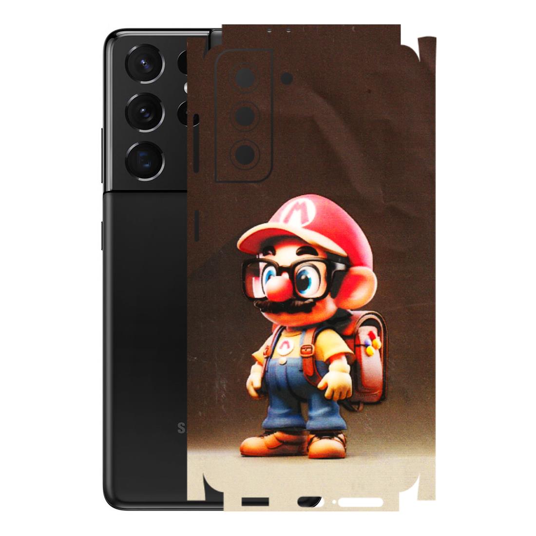 Samsung A/S Series Phone Skins (All Models) - Little Mario - 3D Embossed Finish (L-119) Samsung Galaxy S21 5G