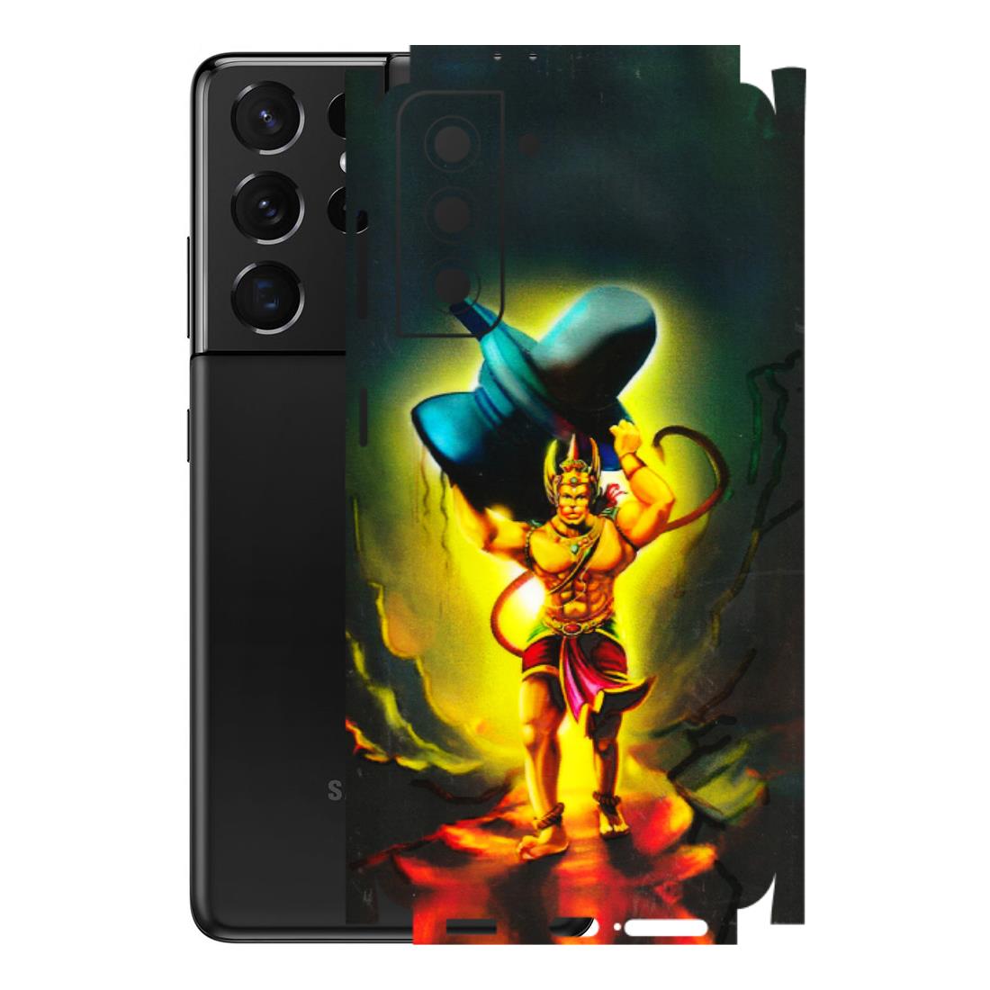 Samsung A/S Series Phone Skins (All Models) - Hanuman Ji - 3D Embossed Finish (L-128) Samsung Galaxy S21 5G
