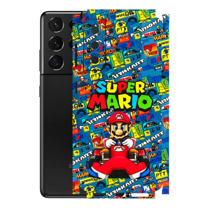 Samsung A/S Series Phone Skins (All Models) - Super Mario Kart - 3D Embossed Finish (L-140) Samsung Galaxy S21 5G