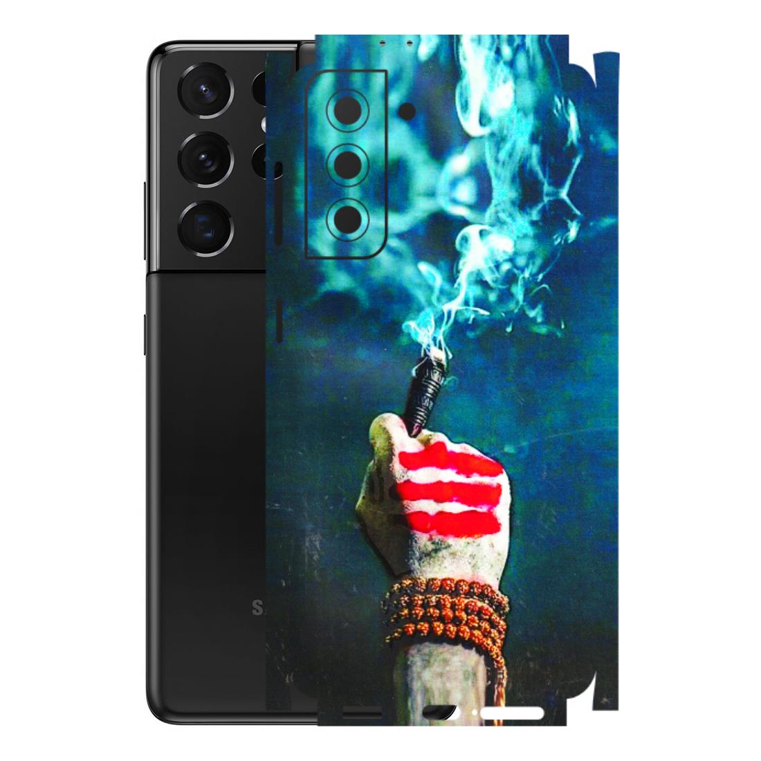 Samsung A/S Series Phone Skins (All Models) - Mahadev Bhakt - 3D Embossed Finish (L-146) Samsung Galaxy S21 5G
