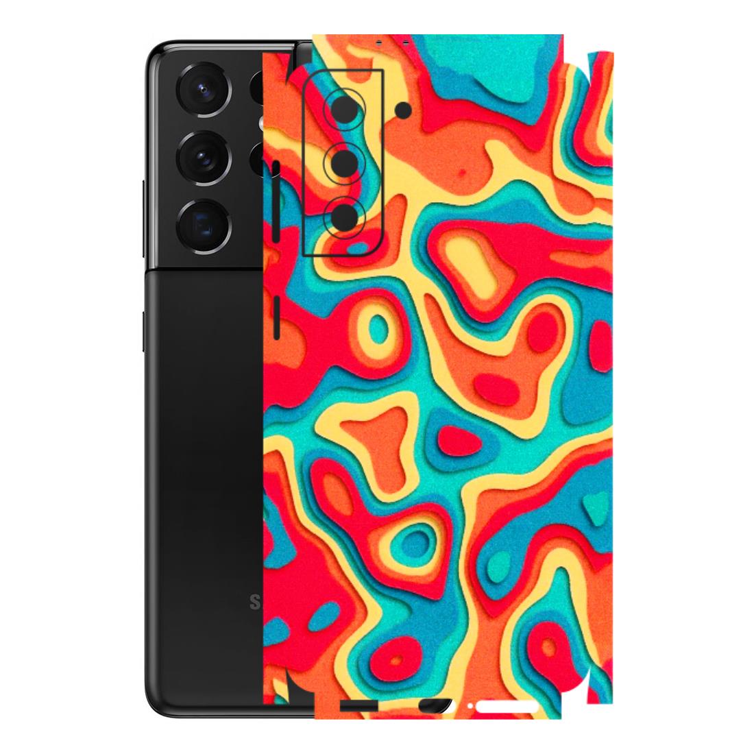 Samsung A/S Series Phone Skins (All Models) - Abstract Swirl - 3D Embossed Finish (L-150) Samsung Galaxy S21 5G