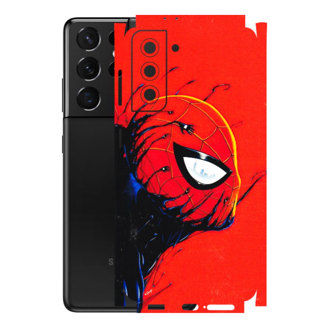 Samsung A/S Series Phone Skins (All Models) - Spiderman Face Venom - 3D Embossed Finish (L-165) Samsung Galaxy S21 5G