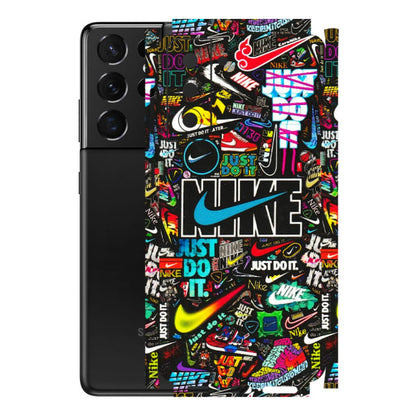 Samsung A/S Series Phone Skins (All Models) - Just Do It Doodles - 3D Embossed Finish (L-166) Samsung Galaxy S21 5G