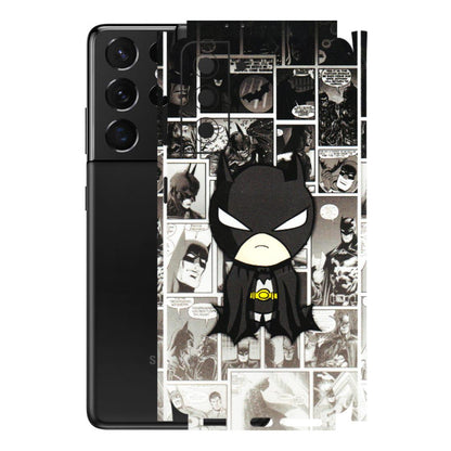 Samsung A/S Series Phone Skins (All Models) - Toon Batman - 3D Embossed Finish (L-182) Samsung Galaxy S21 5G
