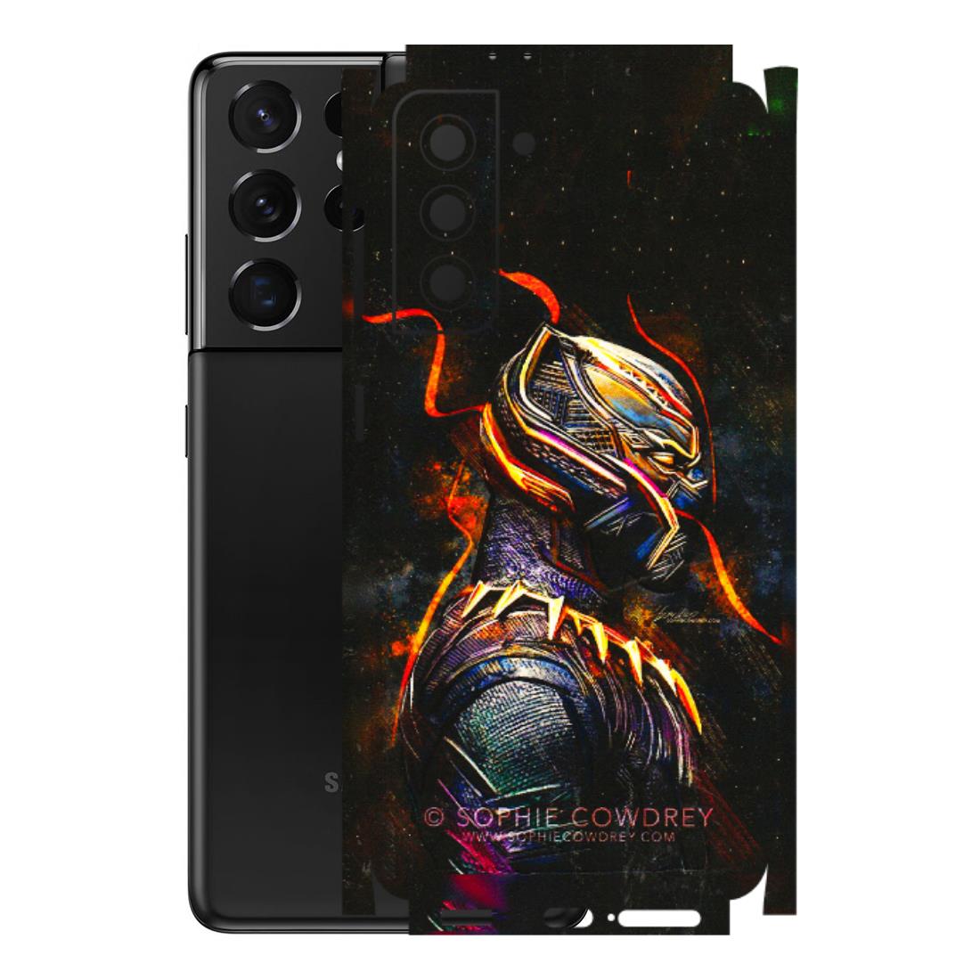 Samsung A/S Series Phone Skins (All Models) - Black Panther - 3D Embossed Finish (L-190) Samsung Galaxy S21 5G
