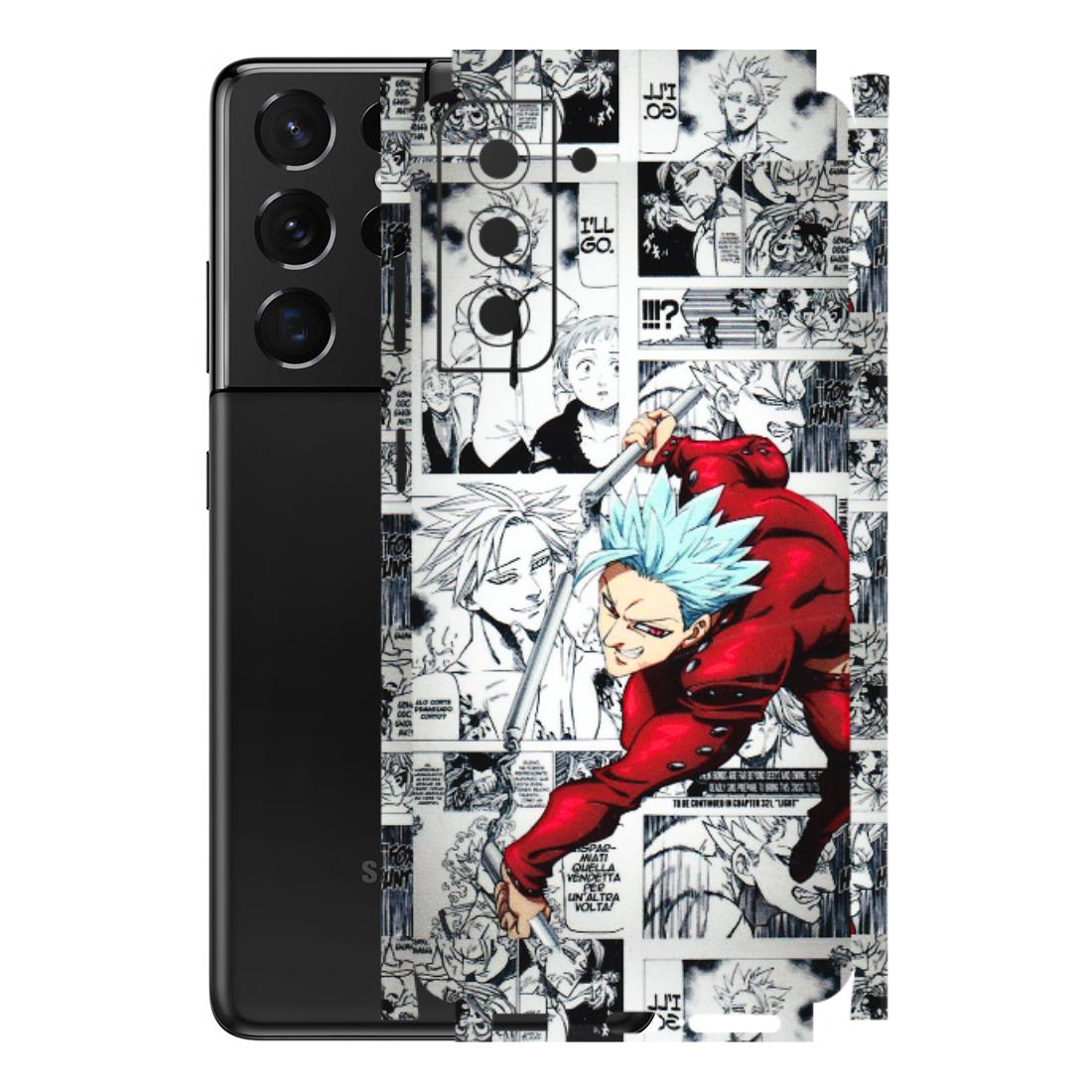 Samsung A/S Series Phone Skins (All Models) - Anime Comic - 3D Embossed Finish (L-192) Samsung Galaxy S21 5G