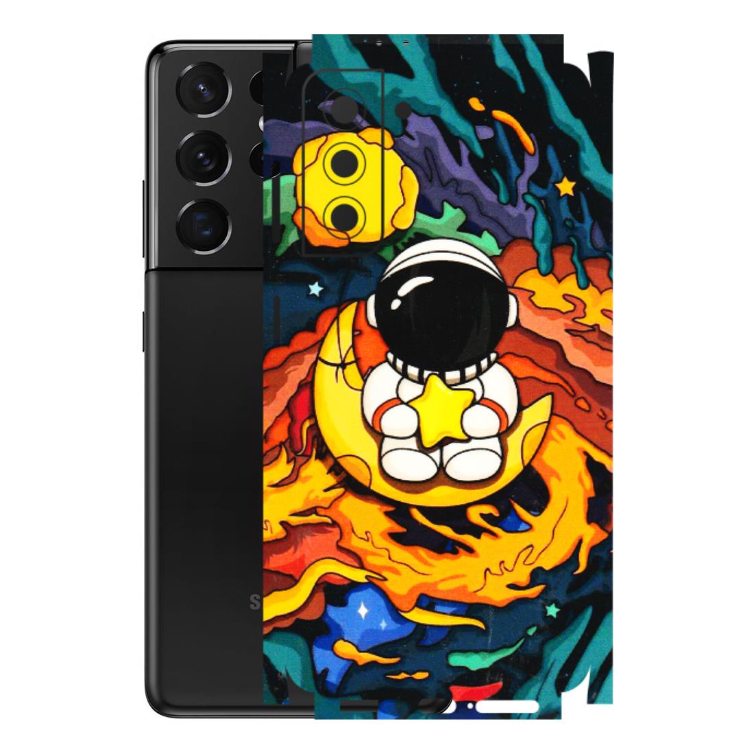 Samsung A/S Series Phone Skins (All Models) - Baby Astronaut - 3D Embossed Finish (L-197) Samsung Galaxy S21 5G