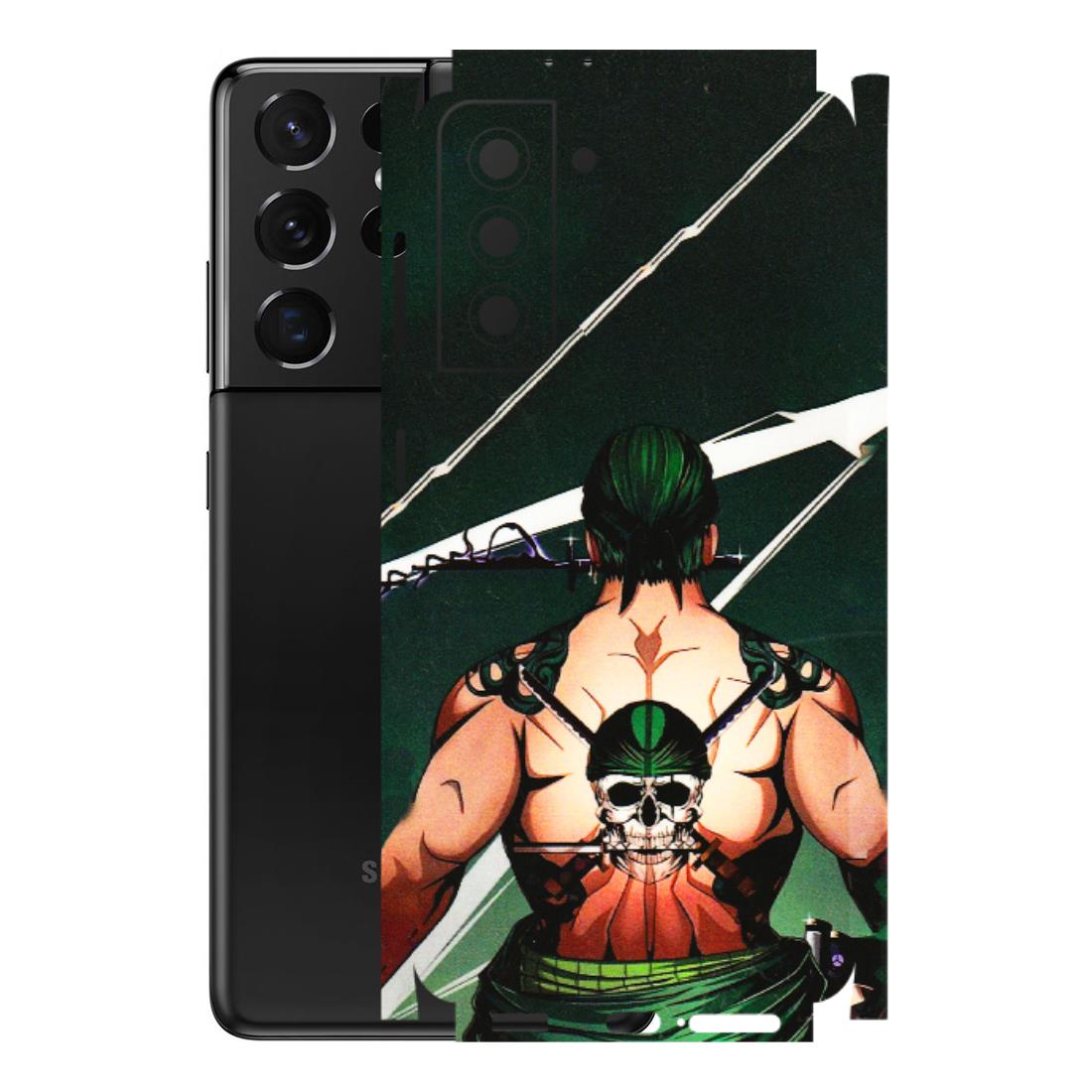 Samsung A/S Series Phone Skins (All Models) - Zoro Anime - 3D Embossed Finish (L-23) Samsung Galaxy S21 5G