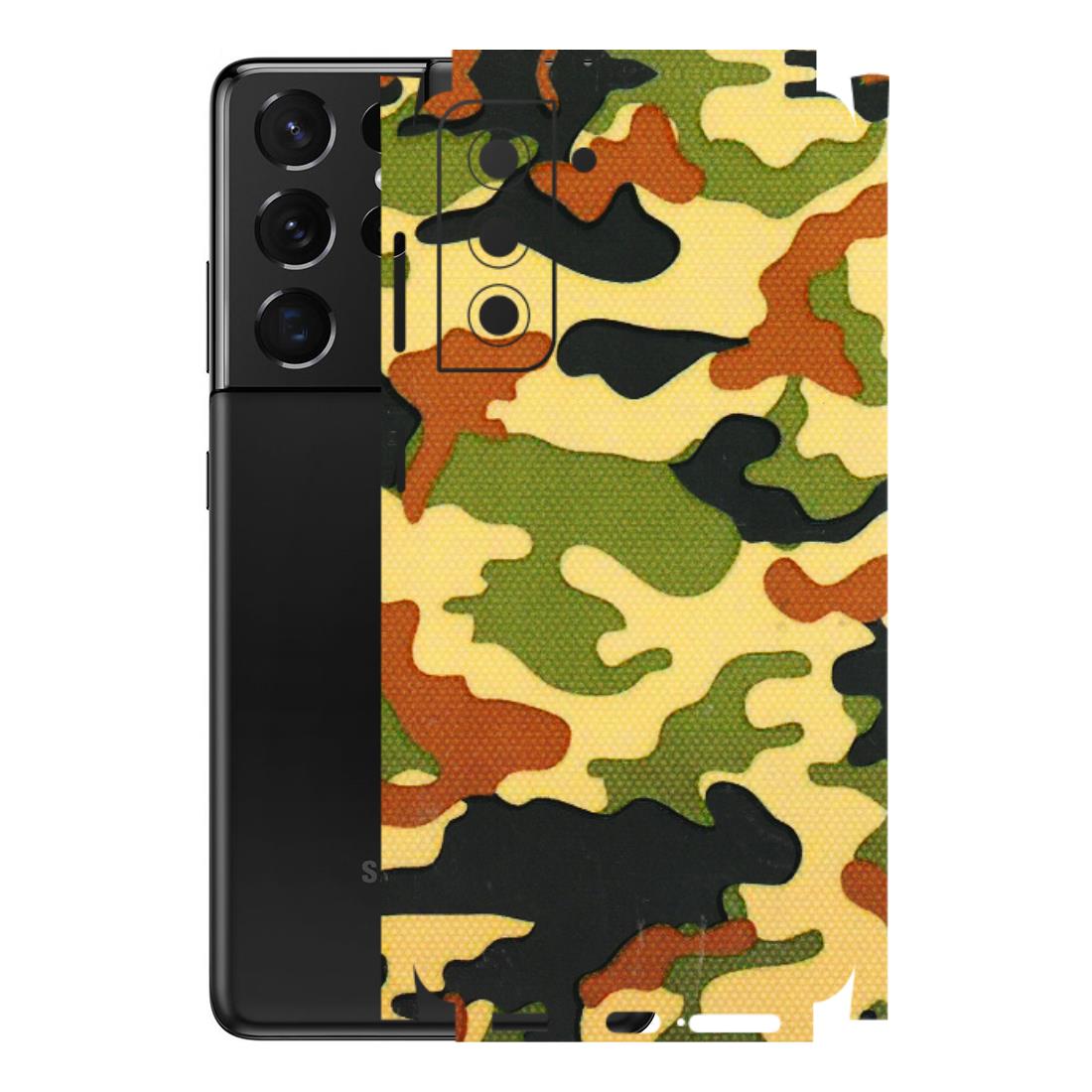 Samsung A/S Series Phone Skins (All Models) - Indian Military - 3D Embossed Finish (L-234) Samsung Galaxy S21 5G