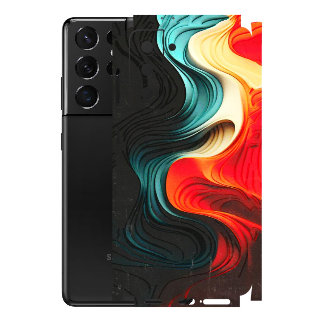 Samsung A/S Series Phone Skins (All Models) - The Silky Swirl - 3D Embossed Finish (L-240) Samsung Galaxy S21 5G