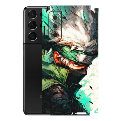 Samsung A/S Series Phone Skins (All Models) - Kakashi Side Profile - 3D Embossed Finish (L-249) Samsung Galaxy S21 5G