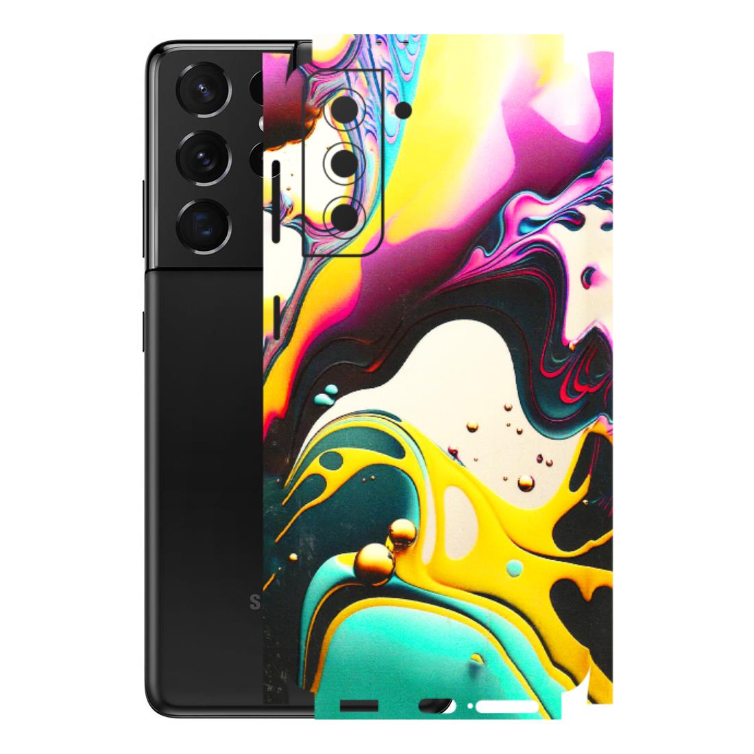 Samsung A/S Series Phone Skins (All Models) - Multicolor Abstract pattern - 3D Embossed Finish (L-254) Samsung Galaxy S21 5G