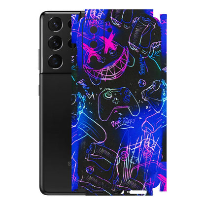Samsung A/S Series Phone Skins (All Models) - Gamers Paradise - 3D Embossed Finish (L-258) Samsung Galaxy S21 5G