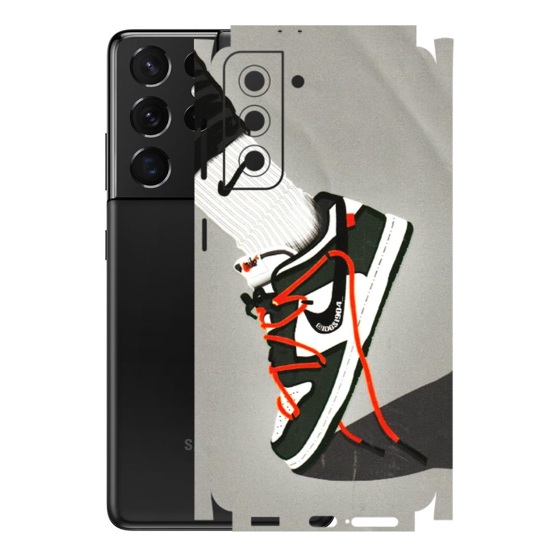 Samsung A/S Series Phone Skins (All Models) - New Grey Sneaker - 3D Embossed Finish (L-261) Samsung Galaxy S21 5G