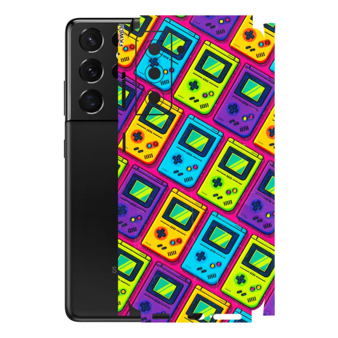 Samsung A/S Series Phone Skins (All Models) - Gameboy Colourful - 3D Embossed Finish (L-266) Samsung Galaxy S21 5G