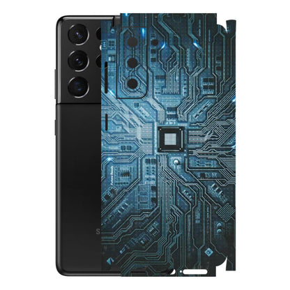 Samsung A/S Series Phone Skins (All Models) - Original Circuit - 3D Embossed Finish (L-267) Samsung Galaxy S21 5G