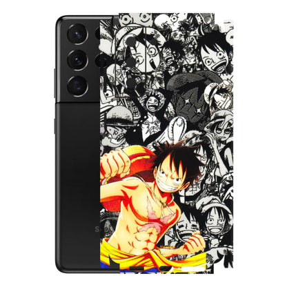 Samsung A/S Series Phone Skins (All Models) - Anime Comics Games Doodles - 3D Embossed Finish (L-27) Samsung Galaxy S21 5G