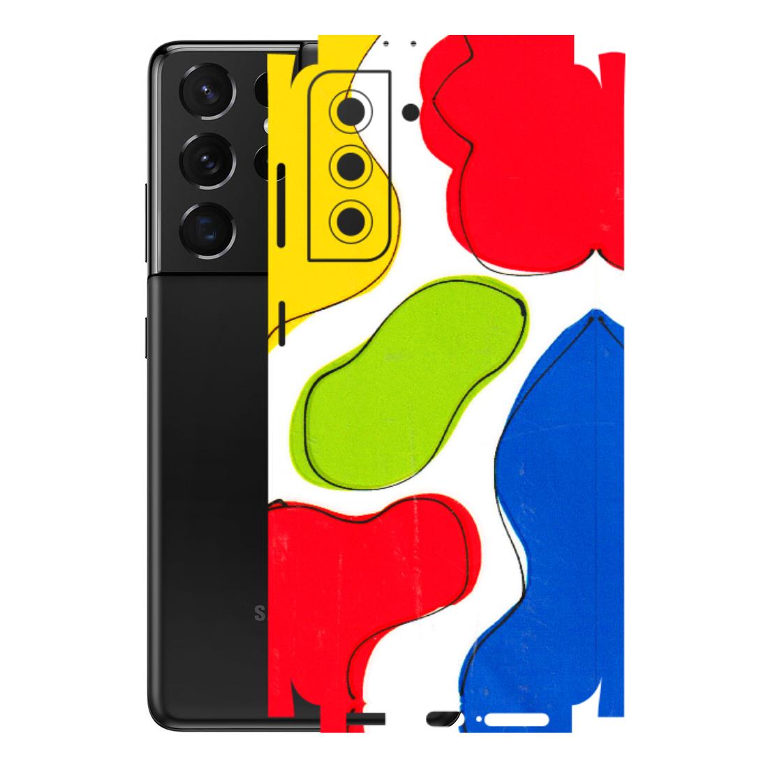 Samsung A/S Series Phone Skins (All Models) - RGB Colour Paint - 3D Embossed Finish (L-284) Samsung Galaxy S21 5G