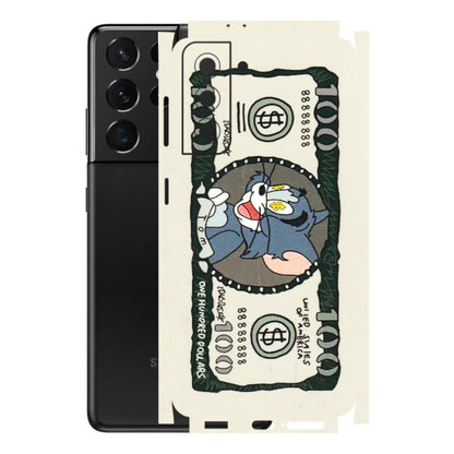 Samsung A/S Series Phone Skins (All Models) - Tom Hundred Dollar - 3D Embossed Finish (L-324) Samsung Galaxy S21 5G
