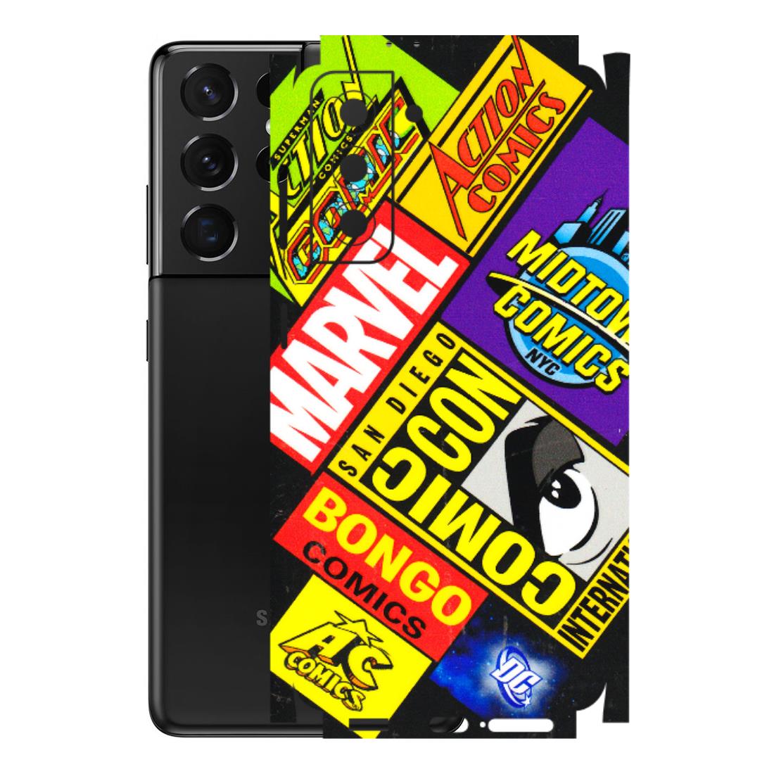 Samsung A/S Series Phone Skins (All Models) - Bongo Comic Con - 3D Embossed Finish (L-325) Samsung Galaxy S21 5G