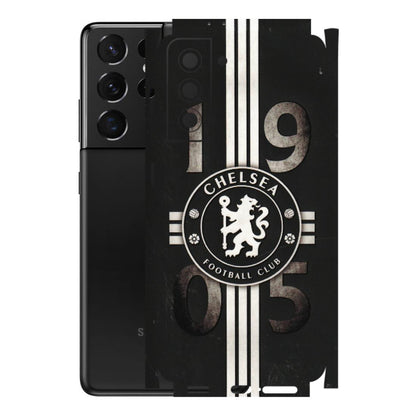 Samsung A/S Series Phone Skins (All Models) - Chelsea Fan Club - 3D Embossed Finish (L-36) Samsung Galaxy S21 5G