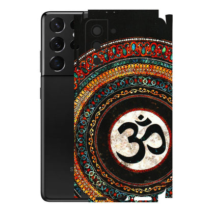 Samsung A/S Series Phone Skins (All Models) - Aum Chant Abstract - 3D Embossed Finish (L-42) Samsung Galaxy S21 5G