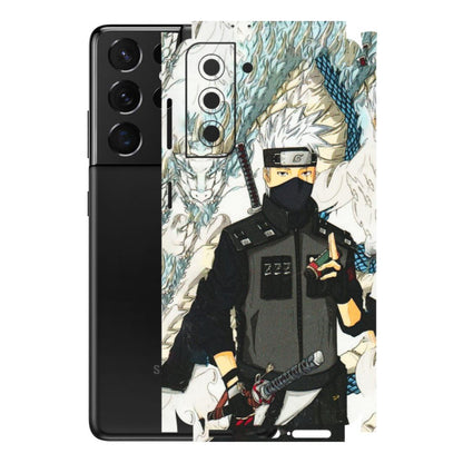 Samsung A/S Series Phone Skins (All Models) - Kakashi Hatake Naruto Anime - 3D Embossed Finish (L-46) Samsung Galaxy S21 5G