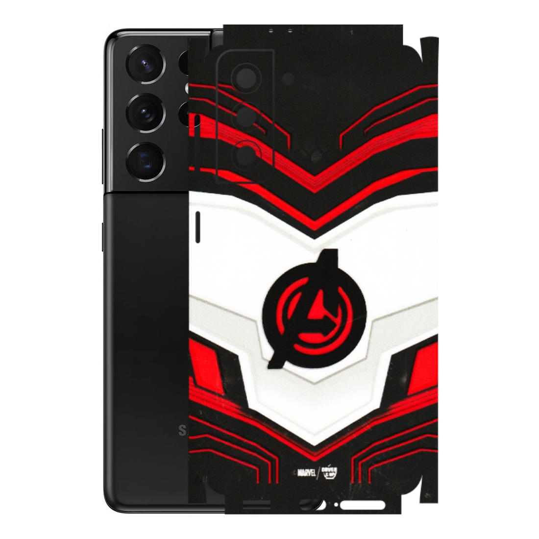 Samsung A/S Series Phone Skins (All Models) - Avengers Logo - 3D Embossed Finish (L-55) Samsung Galaxy S21 5G