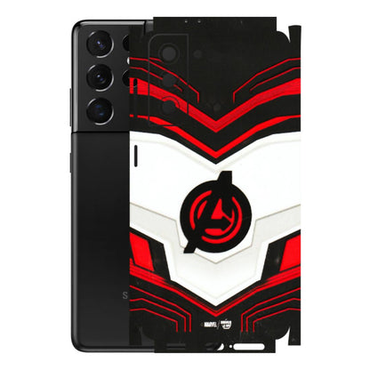 Samsung A/S Series Phone Skins (All Models) - Avengers Logo - 3D Embossed Finish (L-55) Samsung Galaxy S21 5G