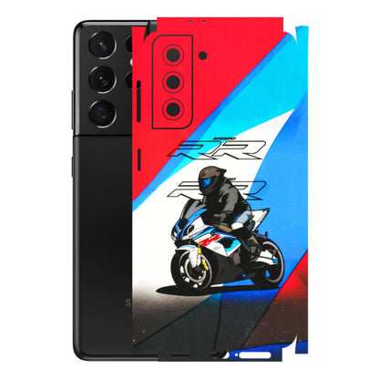 Samsung A/S Series Phone Skins (All Models) - Bikers Love - 3D Embossed Finish (L-58) Samsung Galaxy S21 5G