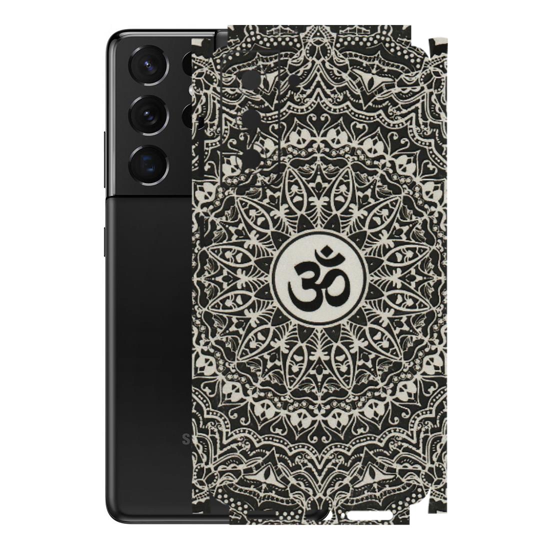 Samsung A/S Series Phone Skins (All Models) - Aum Elegant Mandala - 3D Embossed Finish (L-62) Samsung Galaxy S21 5G