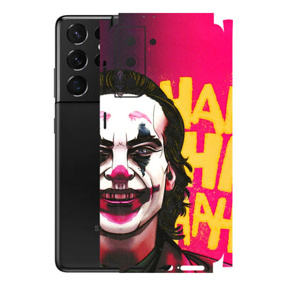 Samsung A/S Series Phone Skins (All Models) - Joker Evil Laugh - 3D Embossed Finish (L-97) Samsung Galaxy S21 5G