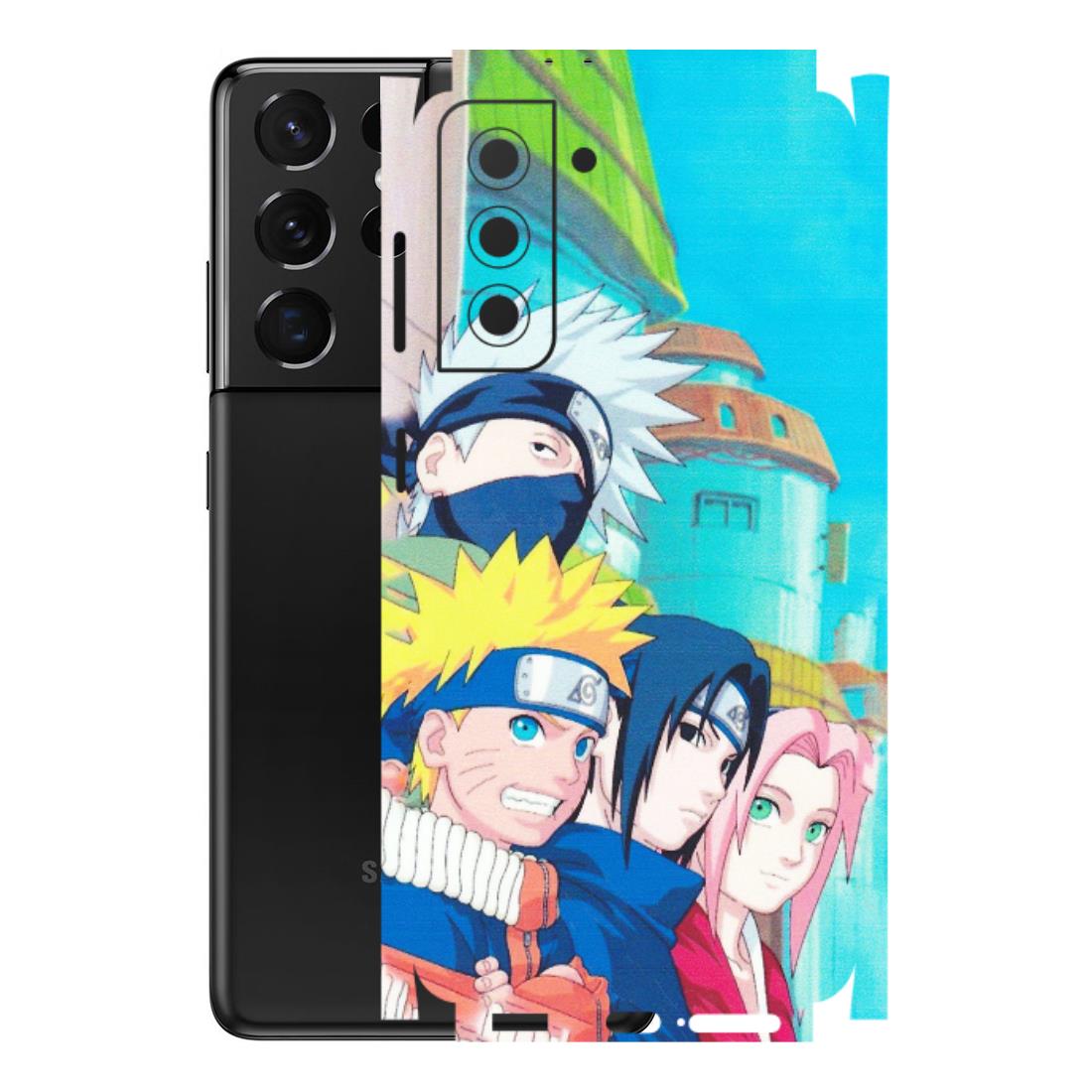 Samsung A/S Series Phone Skins (All Models) - Team Minato And Kakashi - Matte Finish (M-101) Samsung Galaxy S21 5G