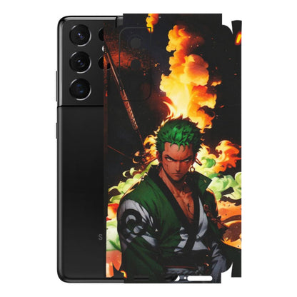 Samsung A/S Series Phone Skins (All Models) - Roronoa Zoro - Matte Finish (M-102) Samsung Galaxy S21 5G