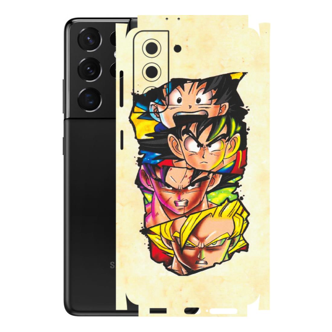 Samsung A/S Series Phone Skins (All Models) - Angry Multi Anime - Matte Finish (M-113) Samsung Galaxy S21 5G