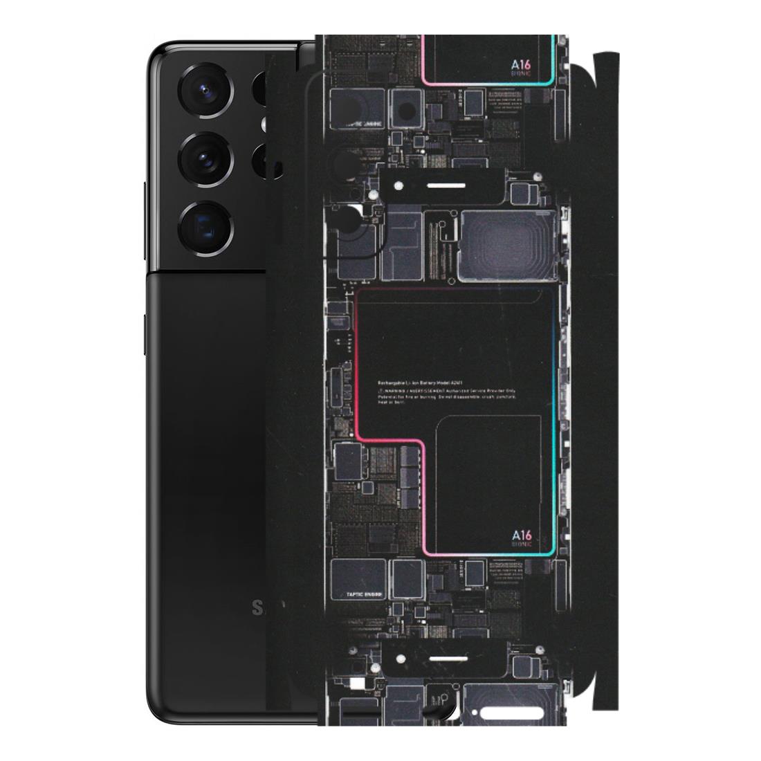 Samsung A/S Series Phone Skins (All Models) - Motherboard Circuit Layout - Matte Finish (M-117) Samsung Galaxy S21 5G