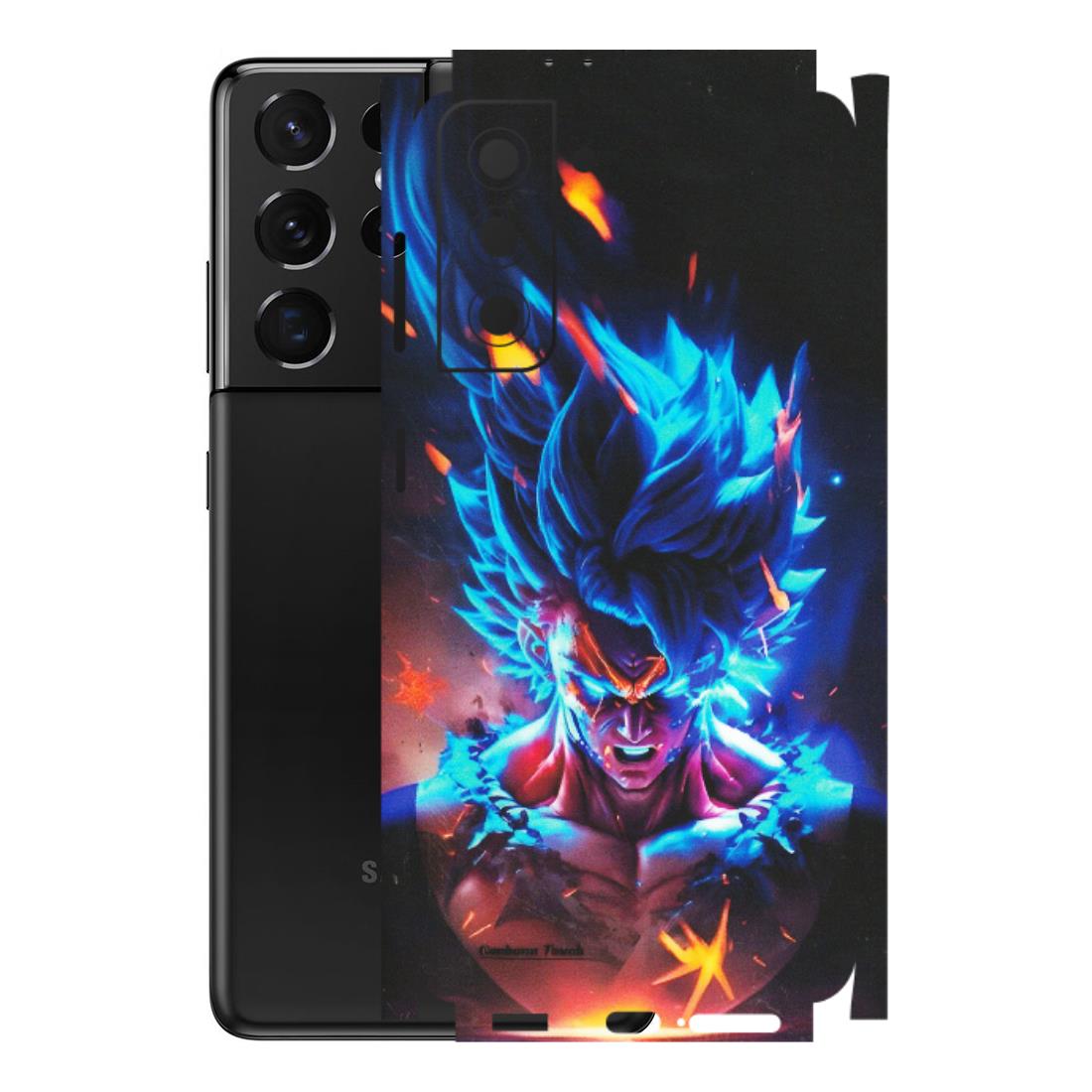 Samsung A/S Series Phone Skins (All Models) - Angry Goku Dragon Ball Anime - Matte Finish (M-150) Samsung Galaxy S21 5G