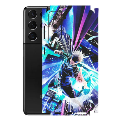 Samsung A/S Series Phone Skins (All Models) - Manga Action Jujustu Kaisen Anime - Matte Finish (M-155) Samsung Galaxy S21 5G