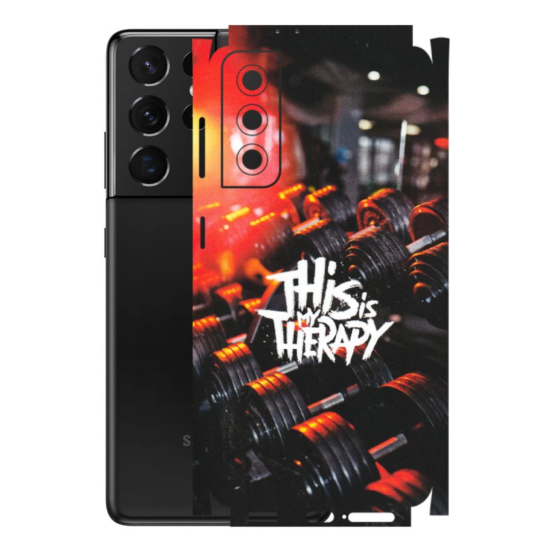 Samsung A/S Series Phone Skins (All Models) - GYM Lover Therapy - Matte Finish (M-160) Samsung Galaxy S21 5G