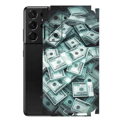 Samsung A/S Series Phone Skins (All Models) - Hundred Dollar Bill - Matte Finish (M-162) Samsung Galaxy S21 5G