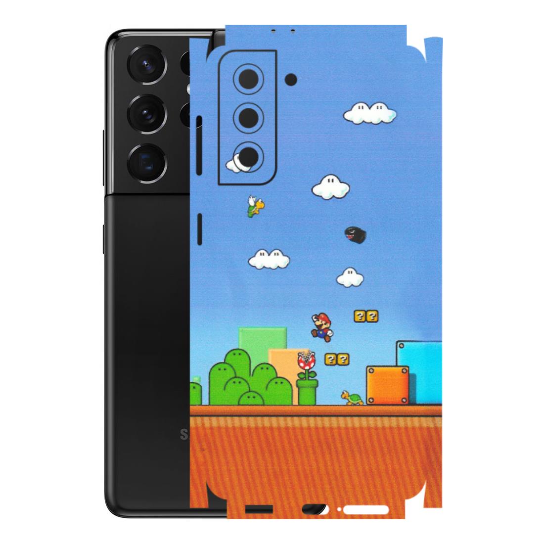 Samsung A/S Series Phone Skins (All Models) - Mario Game Scene - Matte Finish (M-24) Samsung Galaxy S21 5G