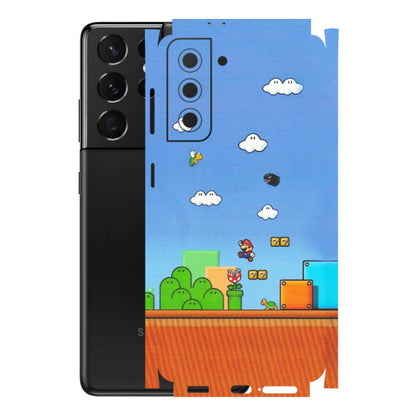 Samsung A/S Series Phone Skins (All Models) - Mario Game Scene - Matte Finish (M-24) Samsung Galaxy S21 5G