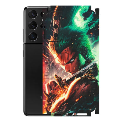 Samsung A/S Series Phone Skins (All Models) - Anime Gojo Sword - Matte Finish (M-32) Samsung Galaxy S21 5G