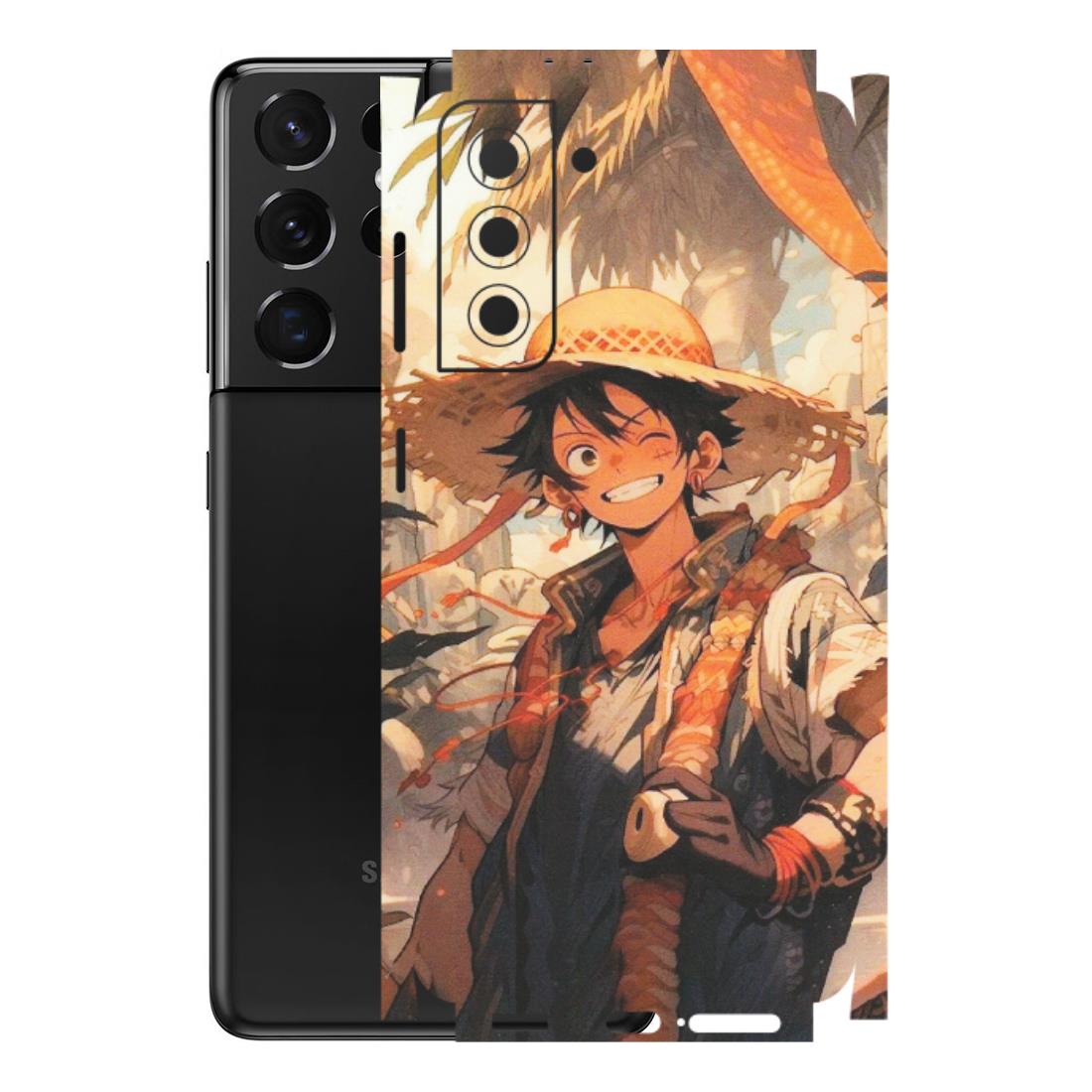Samsung A/S Series Phone Skins (All Models) - Anime Character Smile - Matte Finish (M-33) Samsung Galaxy S21 5G